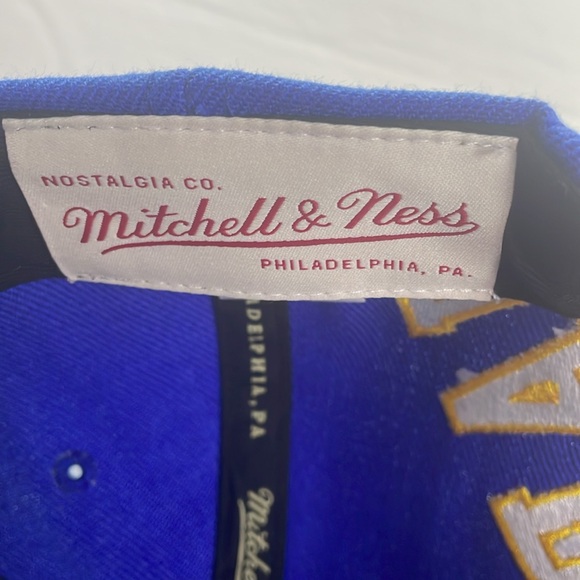 Like New Mitchell & Ness “NBA The Drop Collection” Golden St Warriors SnapBack - Picture 8 of 9